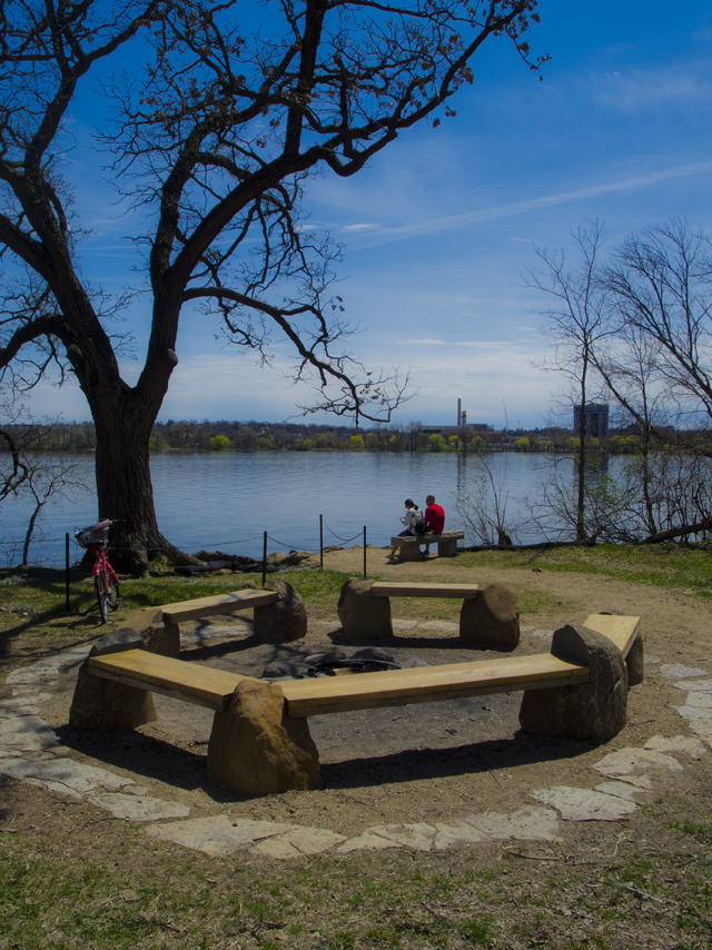 Wisconsin Explorer Walking to Picnic Point in Madison