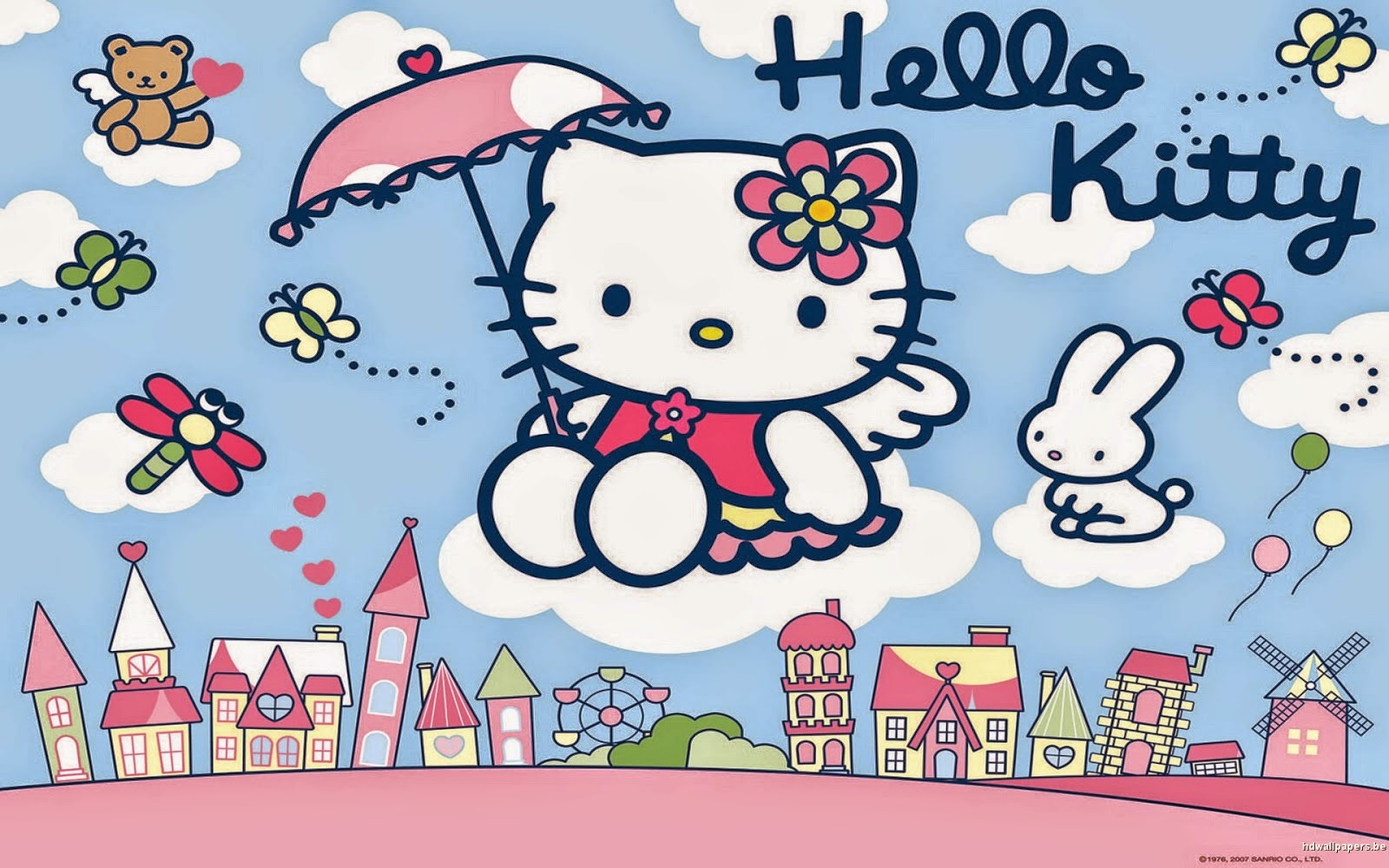 Tải 26 hình nền Hello Kitty đẹp full HD
