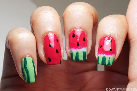 Summer watermelon nails | Do Want Makeup