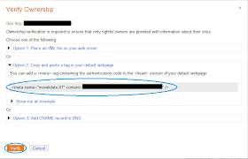 Daftar Blog/Website ke Bing Webmaster Tools