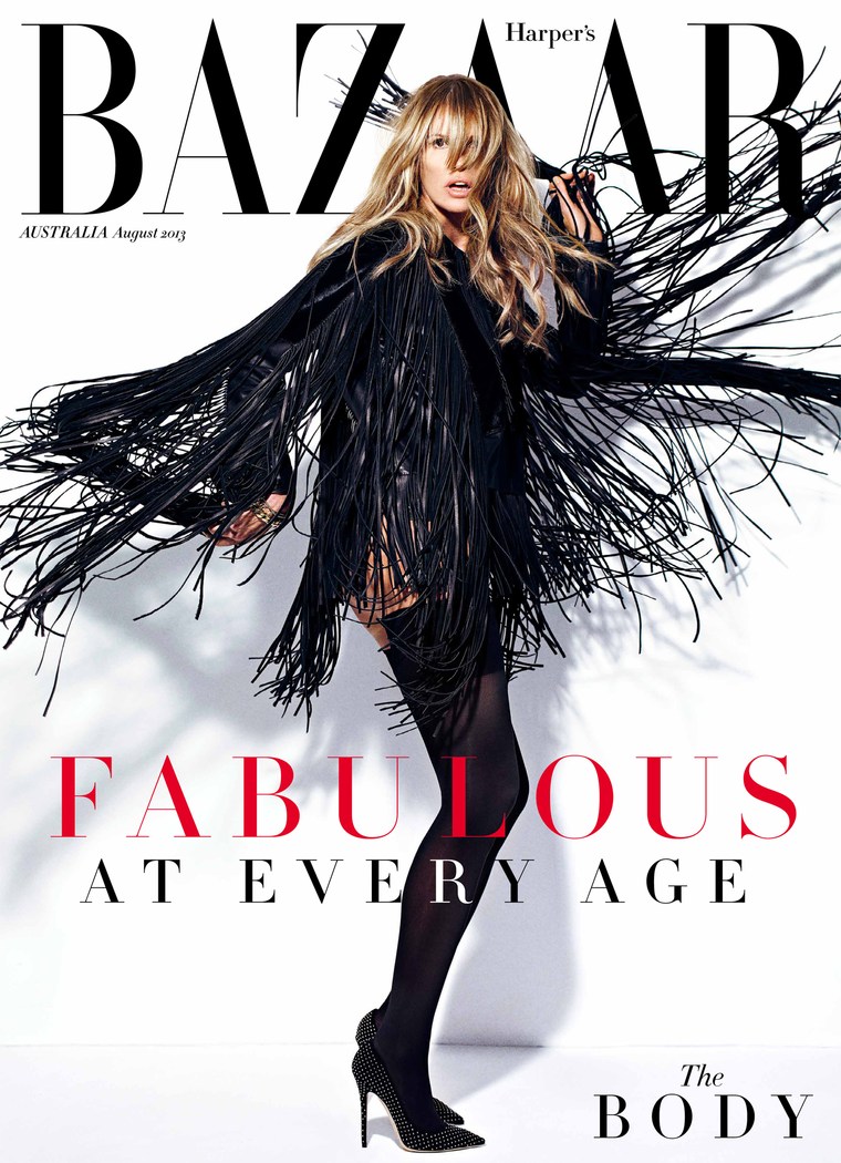 Elle MacPherson for Harper’s Bazaar Australia August 2013 | Art8amby's Blog