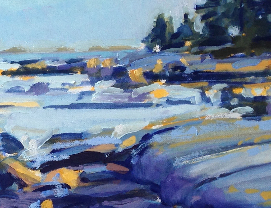 Nina Jerome Painting Drawing with Paint New Paintings on Exhibit at