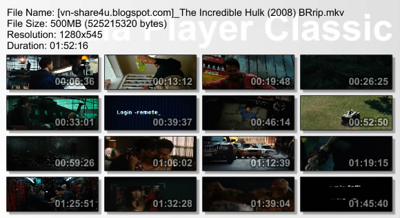 The Incredible Hulk (2008) BRrip