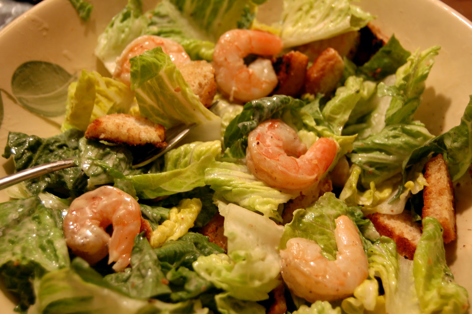 A JOYFILLED JOURNEY Shrimp Caesar Salad