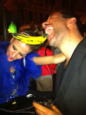 photo of Michael Kagan with Stacey Engman