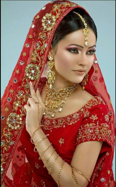 Pakistani Beautiful Bridal Makeup Ideas 2014-2015 Wallpapers Free Download