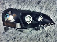 2003 Acura Type on Before Lens Restoration