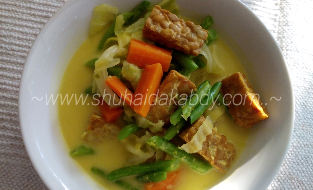 Masak Lemak Tempe Bersayur Shuhaida Kabdy