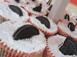 Rainbow Cupcake with Oreo Cream