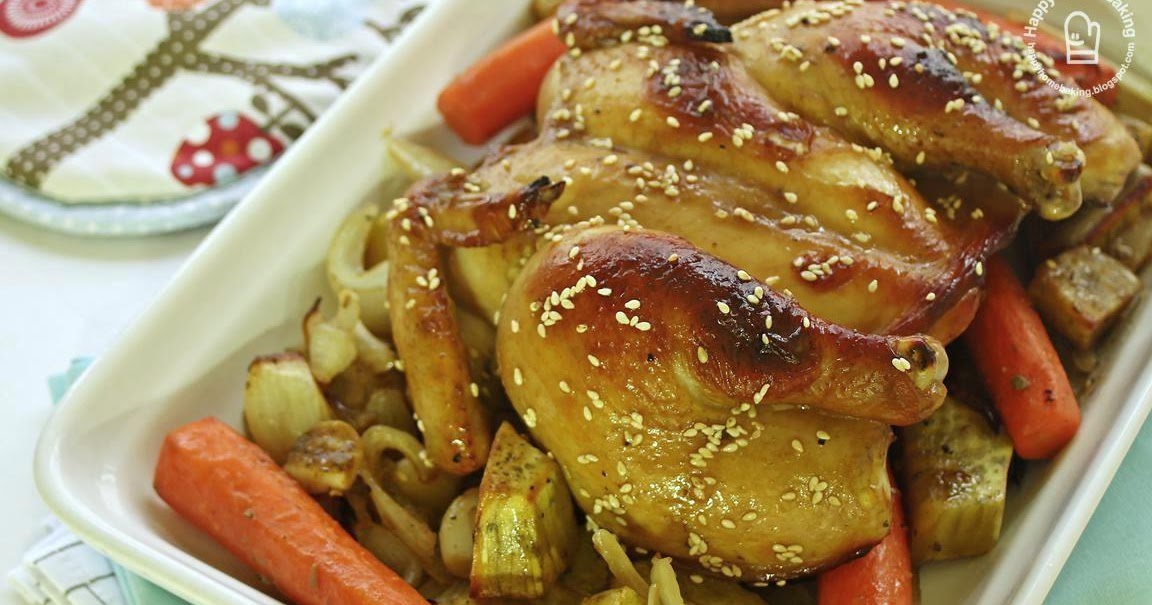 Happy Home Baking butterflied roast chicken