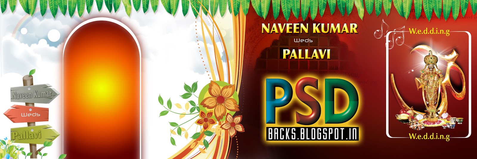 Wedding psd files free download