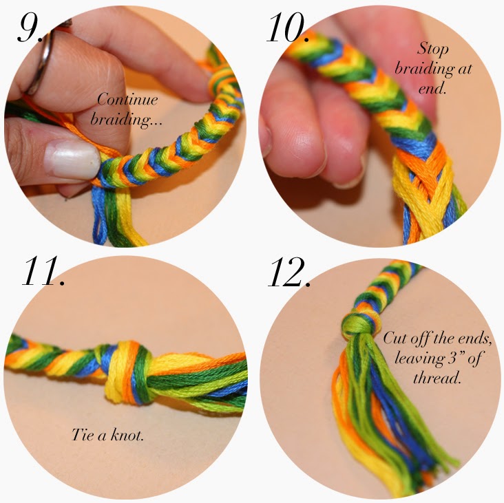 DIY Fishtail Braid Friendship Bracelet The Idea King