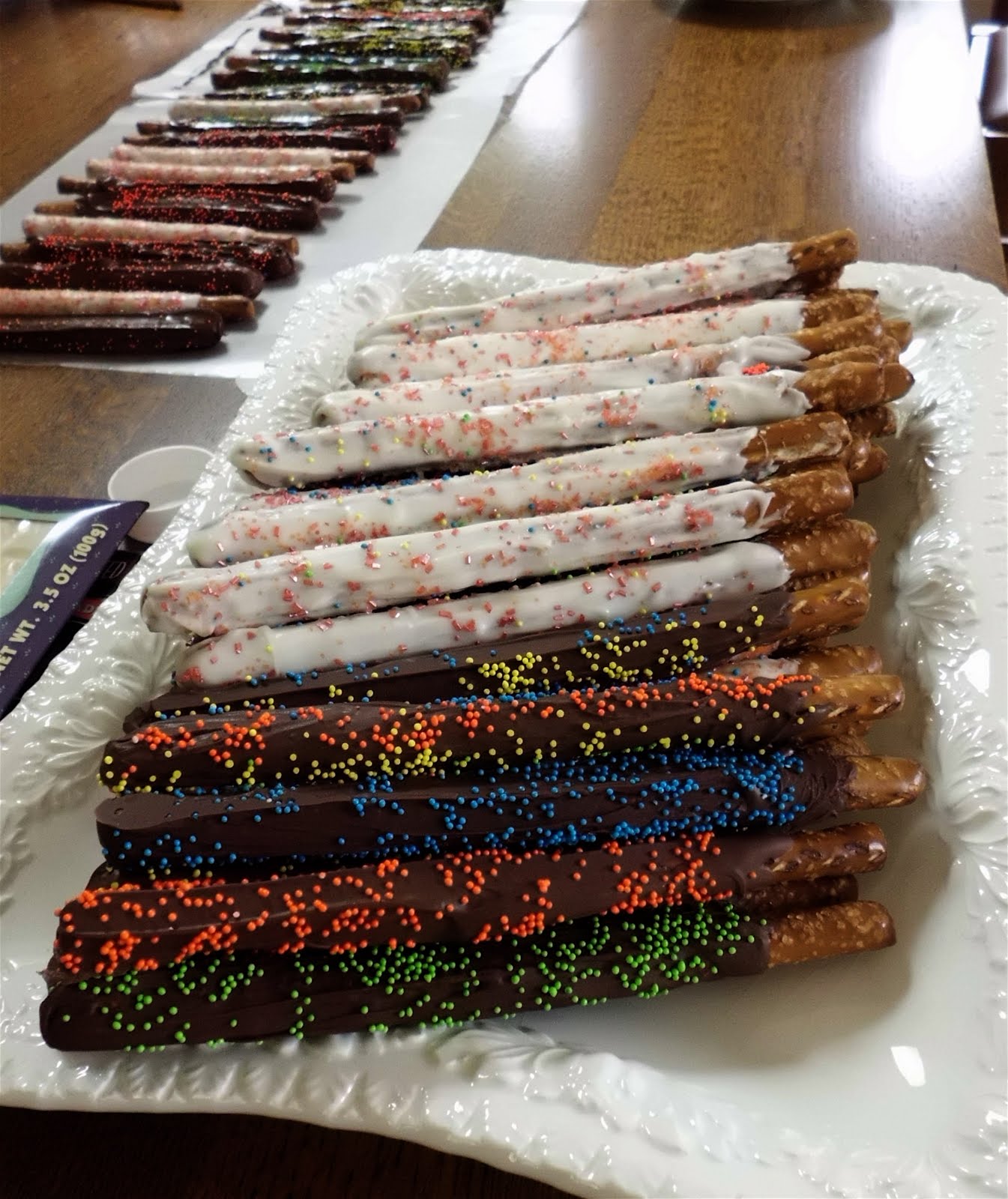 Recipes For Laughter Chocolate Covered Pretzels, Wedding Edition