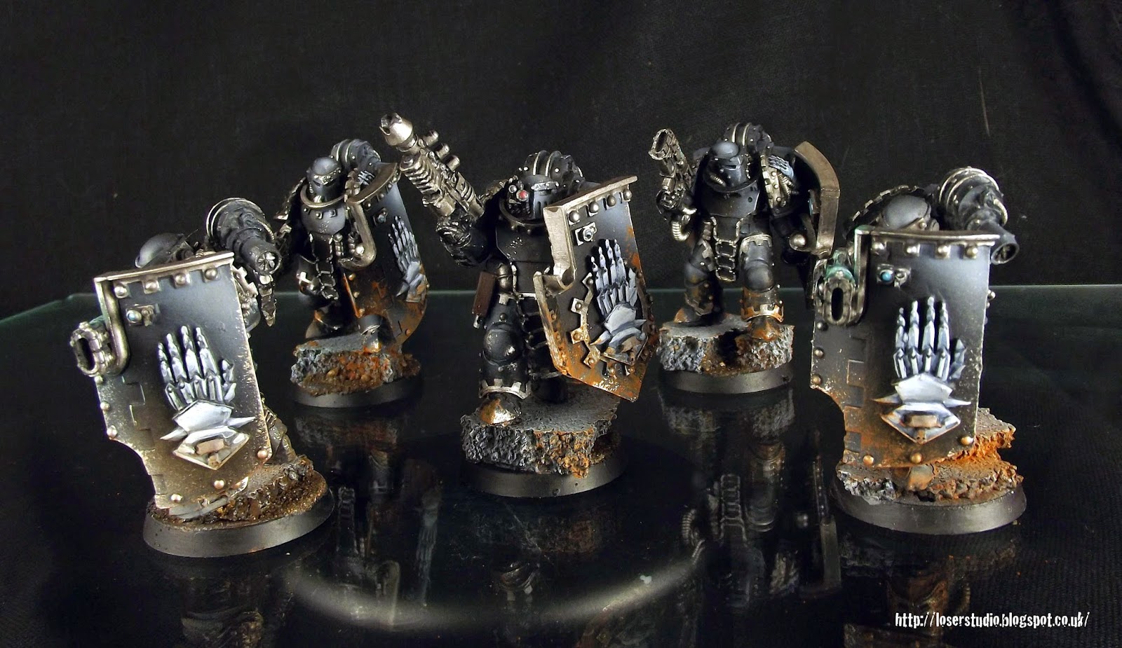 Iron Hands Medusan Immortals Breacher Squad Commission