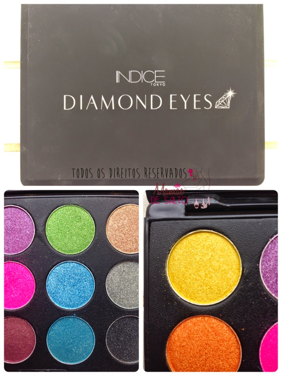 paleta sombras diamond eye indice tokyo => blog Mamãe de Salto