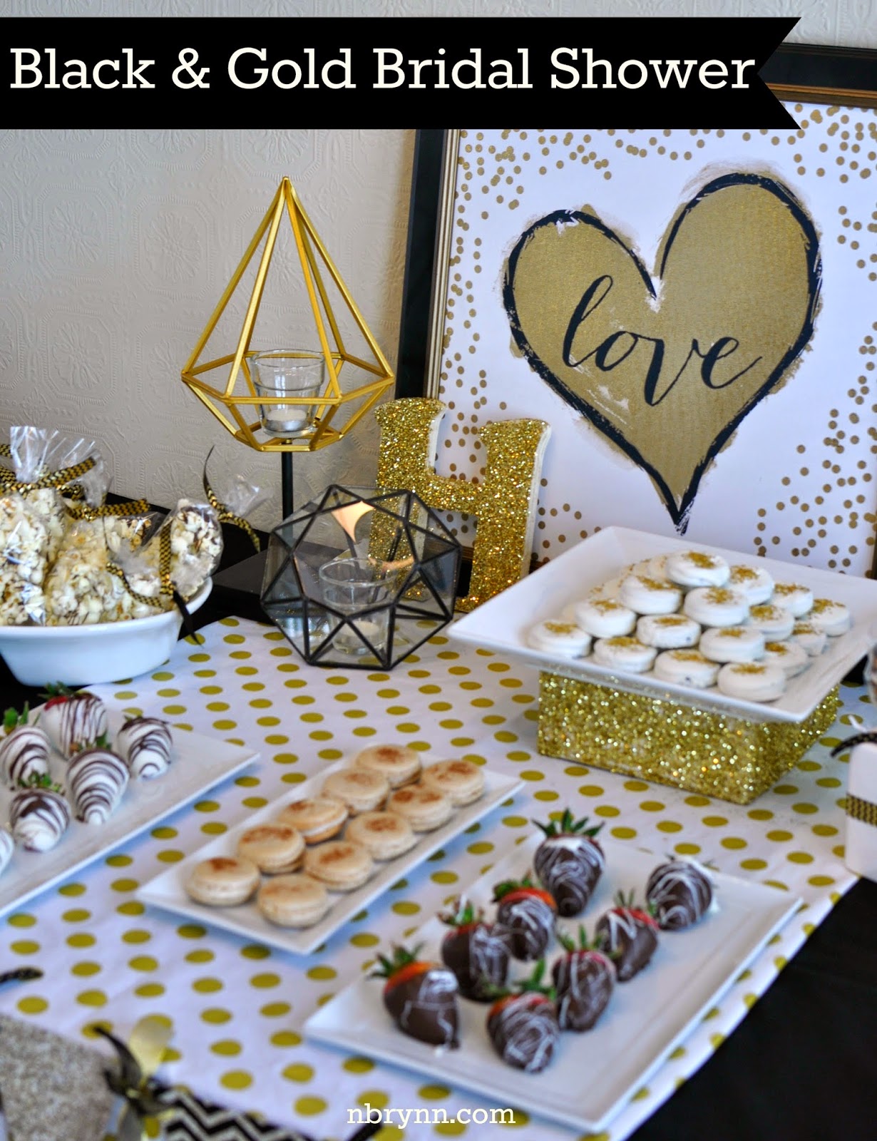 NBrynn Black & Gold Bridal Shower