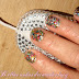 sequined manicure fake 