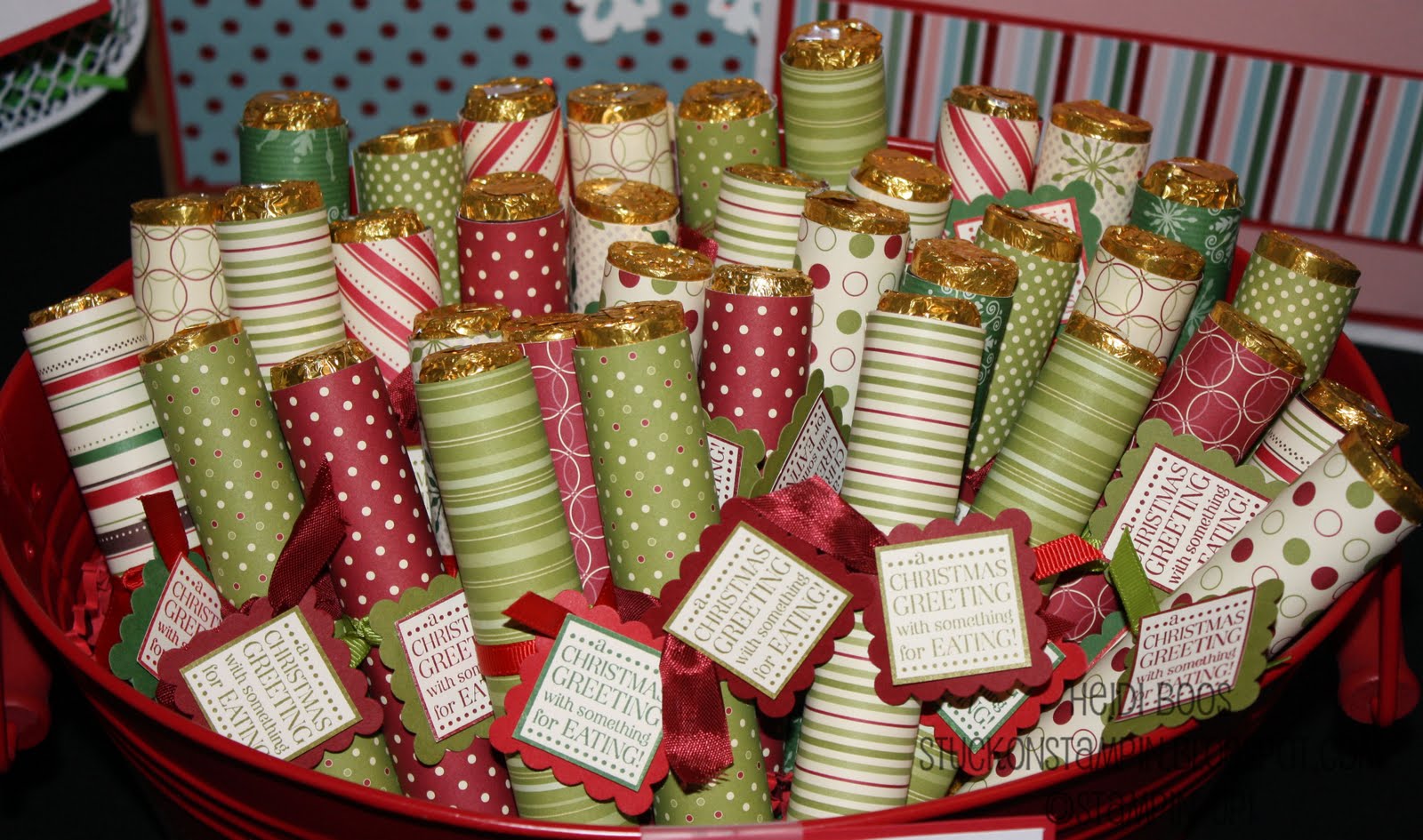 Stuck on Stampin' 12 days of Christmas projects  day 6