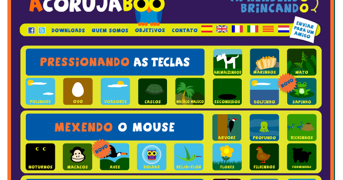A CORUJA BOO - Jogos e vídeos educativos para bebês e crianças pequenas.