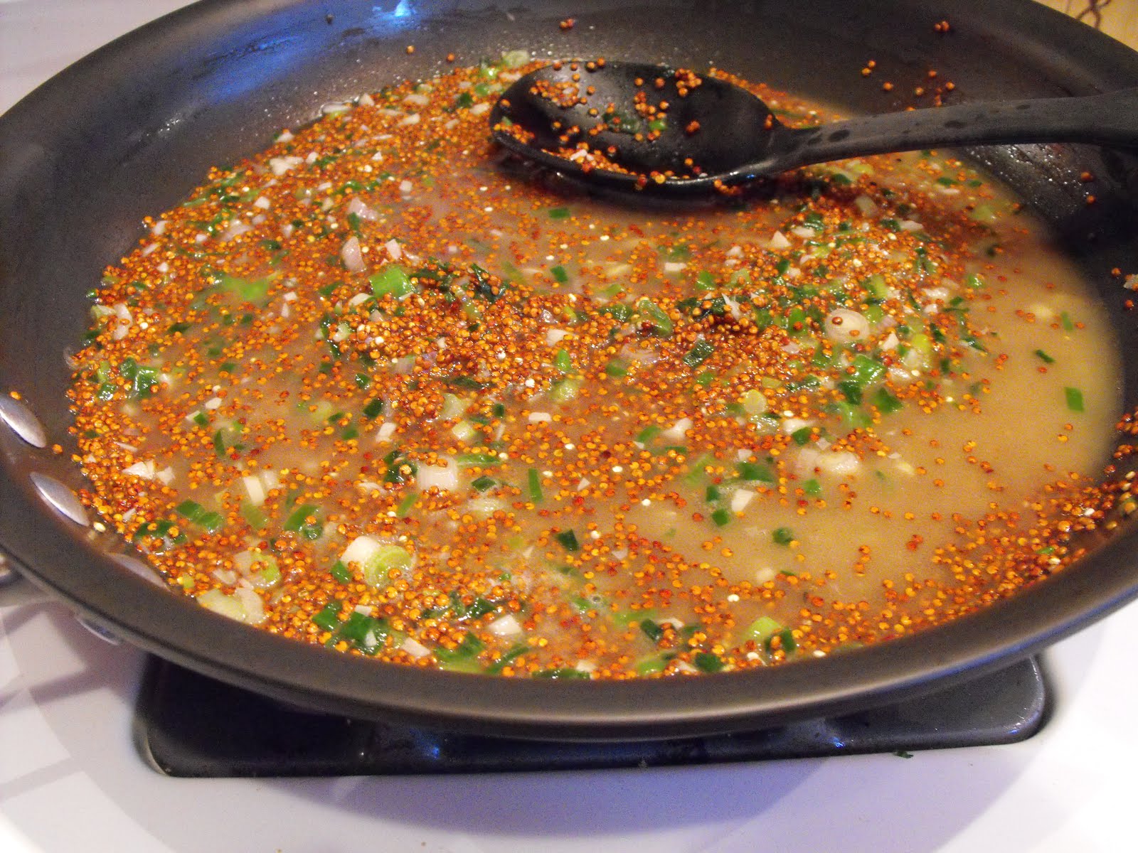 You Eat Like That Every Day? Drunken Rabbit with Red Quinoa Risotto