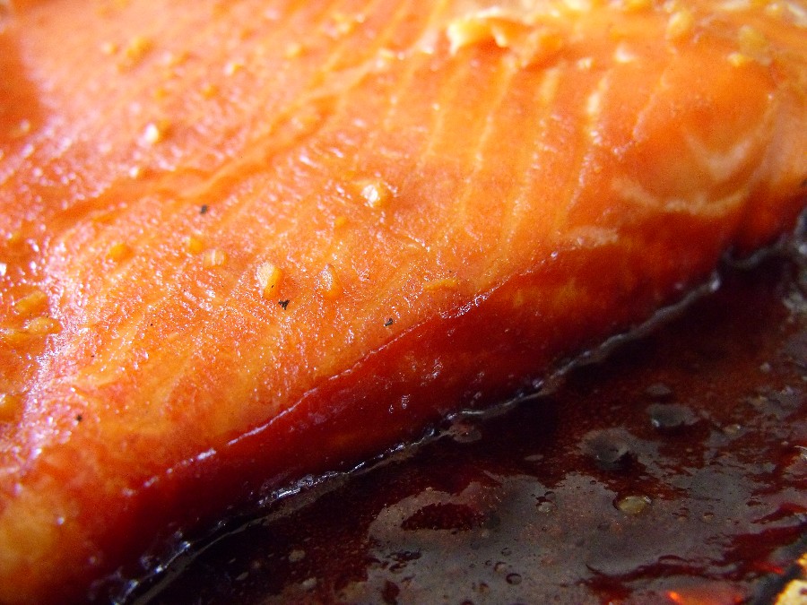 Clever Crafty Cookin #39 Mama: Maple/Honey Glazed Salmon