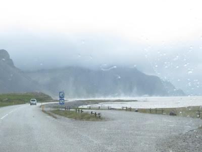 Wind Blowing in the East Fjords, Iceland