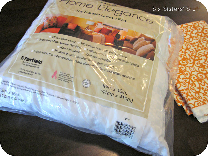 Easy Envelope Pillow Cover Tutorial Six Sisters' Stuff