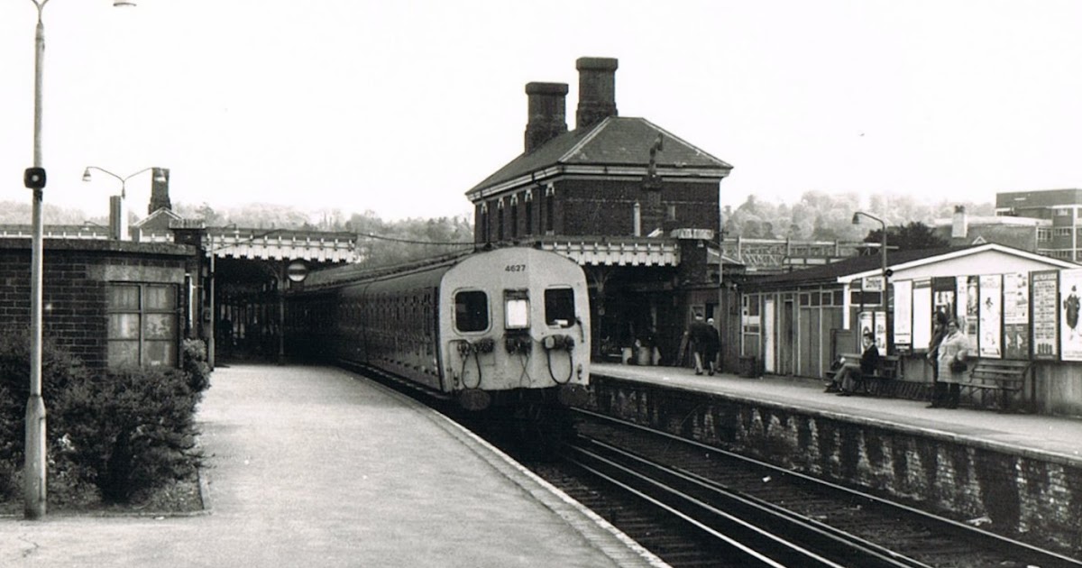 the rail thing Dorking 1973