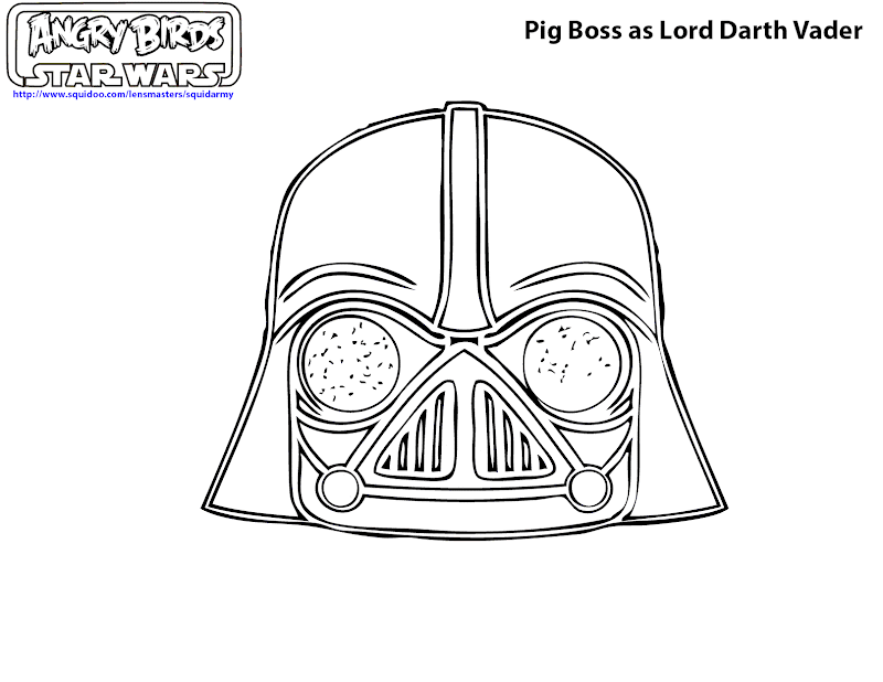 angry birds star wars coloring pages darth vader angry birds star wars title=