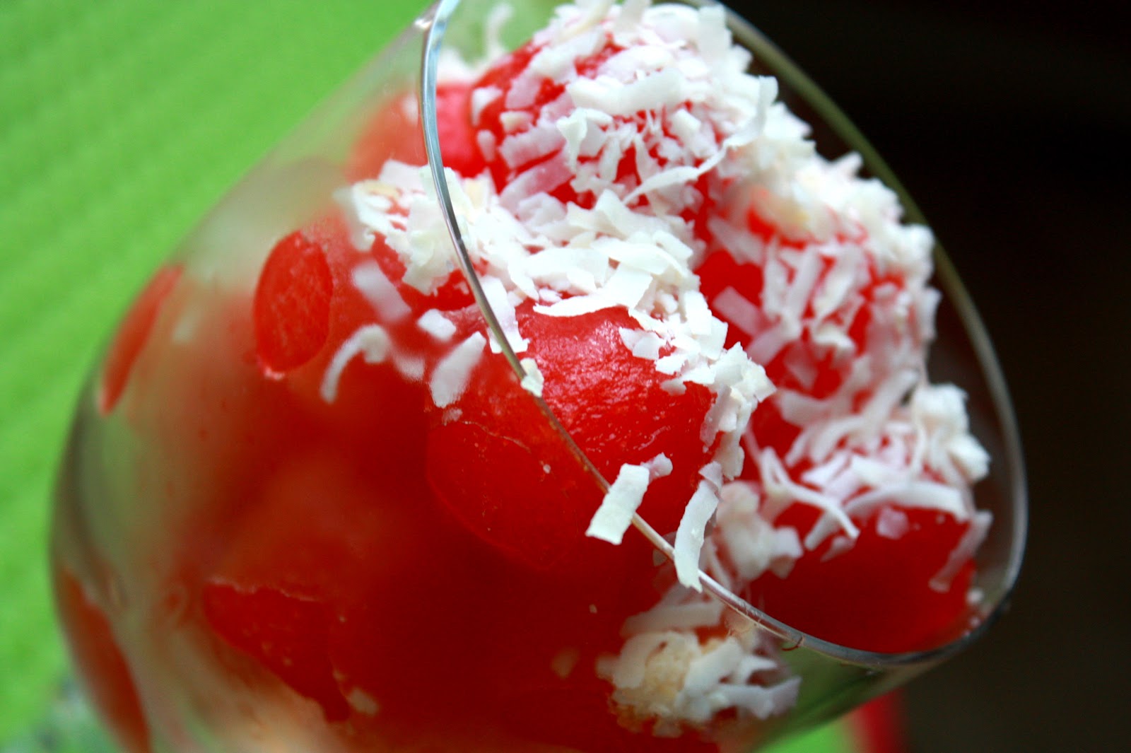 JoJo's Kitchen Desserts Rum flavored Watermelon Balls