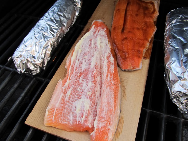 Jenn's Food Journey Cedar Plank Grilled Trout 2 Ways