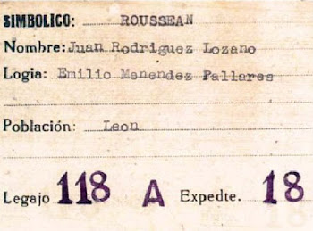 163- El abuelo de Zapatero se hacia llamar “Rousseau” en su logia masónica.