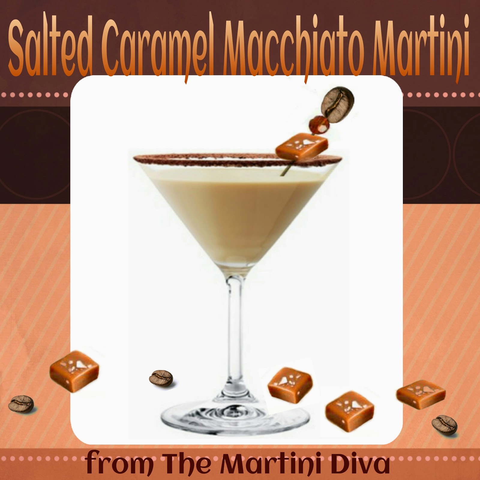 The MARTINI DIVA Salted Caramel Macchiato Martini Cocktail Recipe