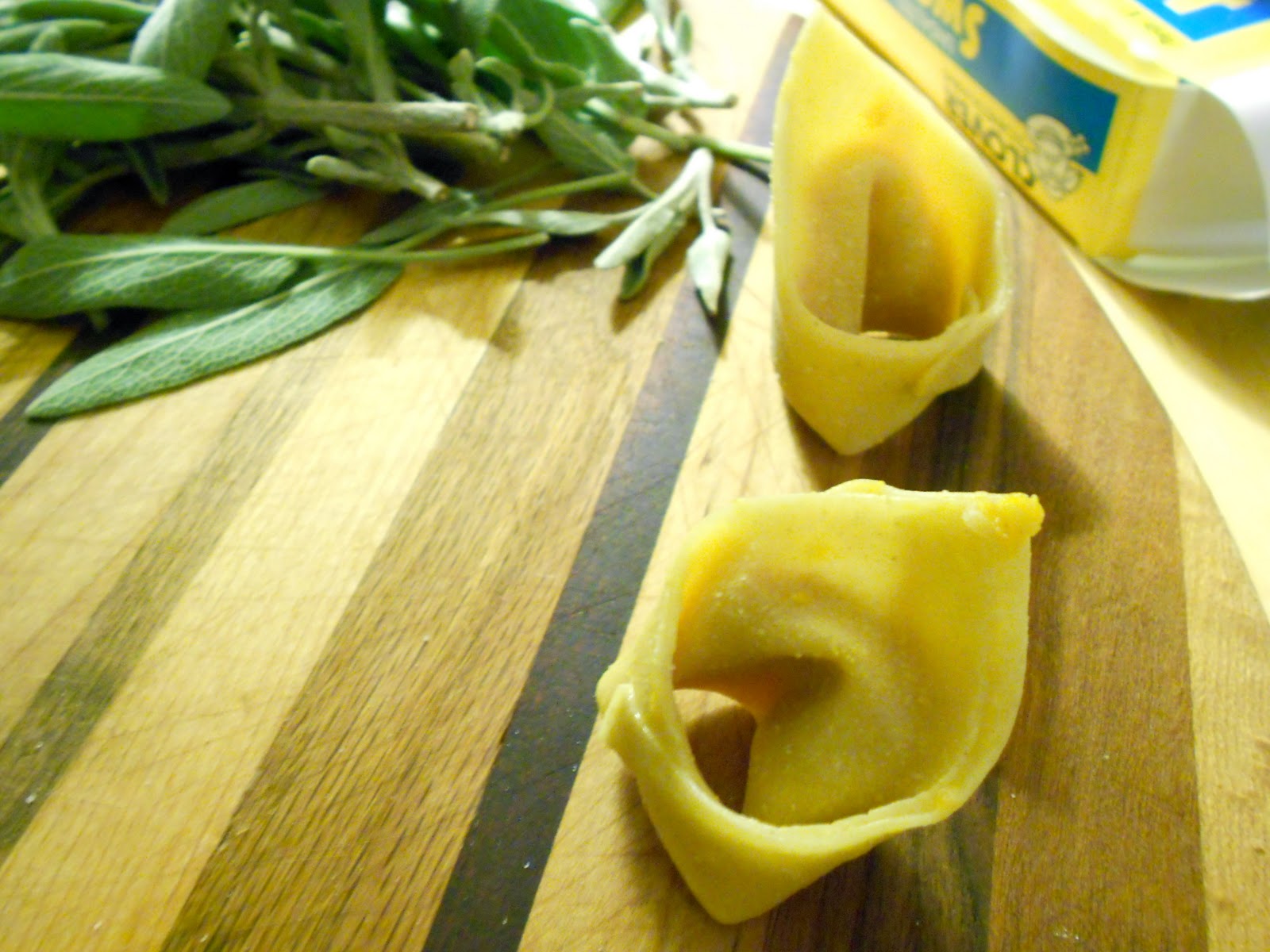morsels & sauces Butternut Squash Cappellacci with Brown Butter and Nutmeg