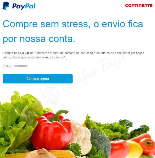 Comprar online Continente continente online sonae paypal compras dinheiro carrinho