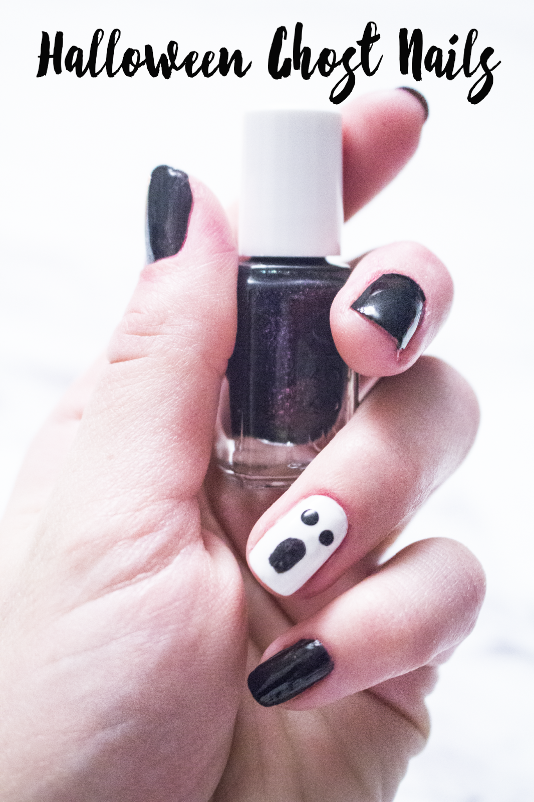 Wednesday S Nail Day Halloween Nail Tutorial Tay Meets World