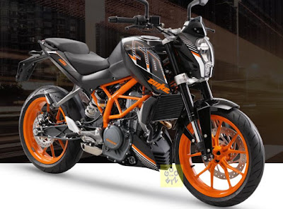 Samping kanan KTM Duke 250 www.goozir.com