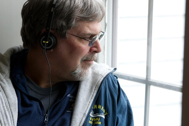 Captain Richard Phillips on the Captain Phillips set