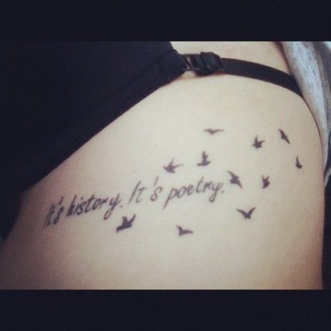 Get The Outsider Tattoo Background