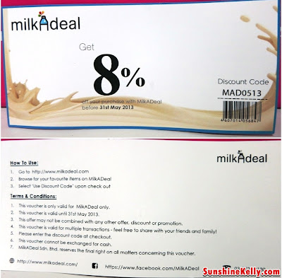 Milk A Deal 8% Discount Voucher