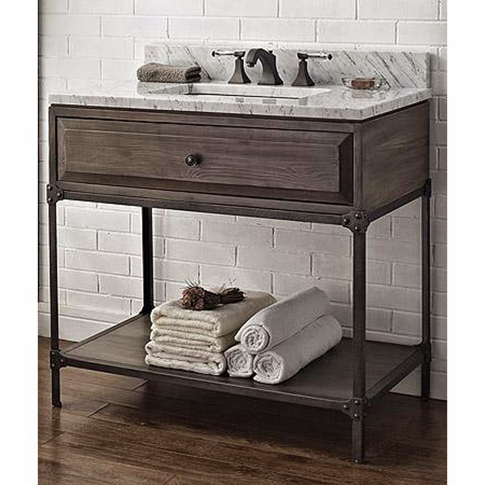 Like Aged Steel IndustrialLook Vanities? Find.Like.Buy.
