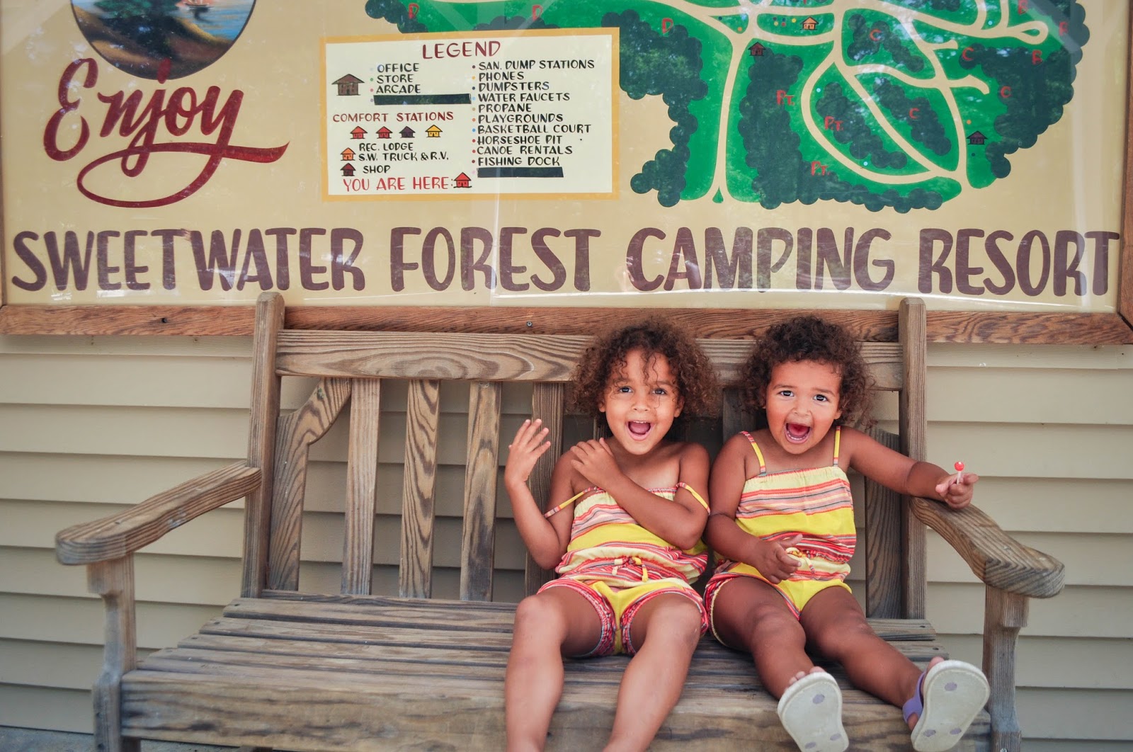 Happy Campers Camping with Toddlers. Pretty Real