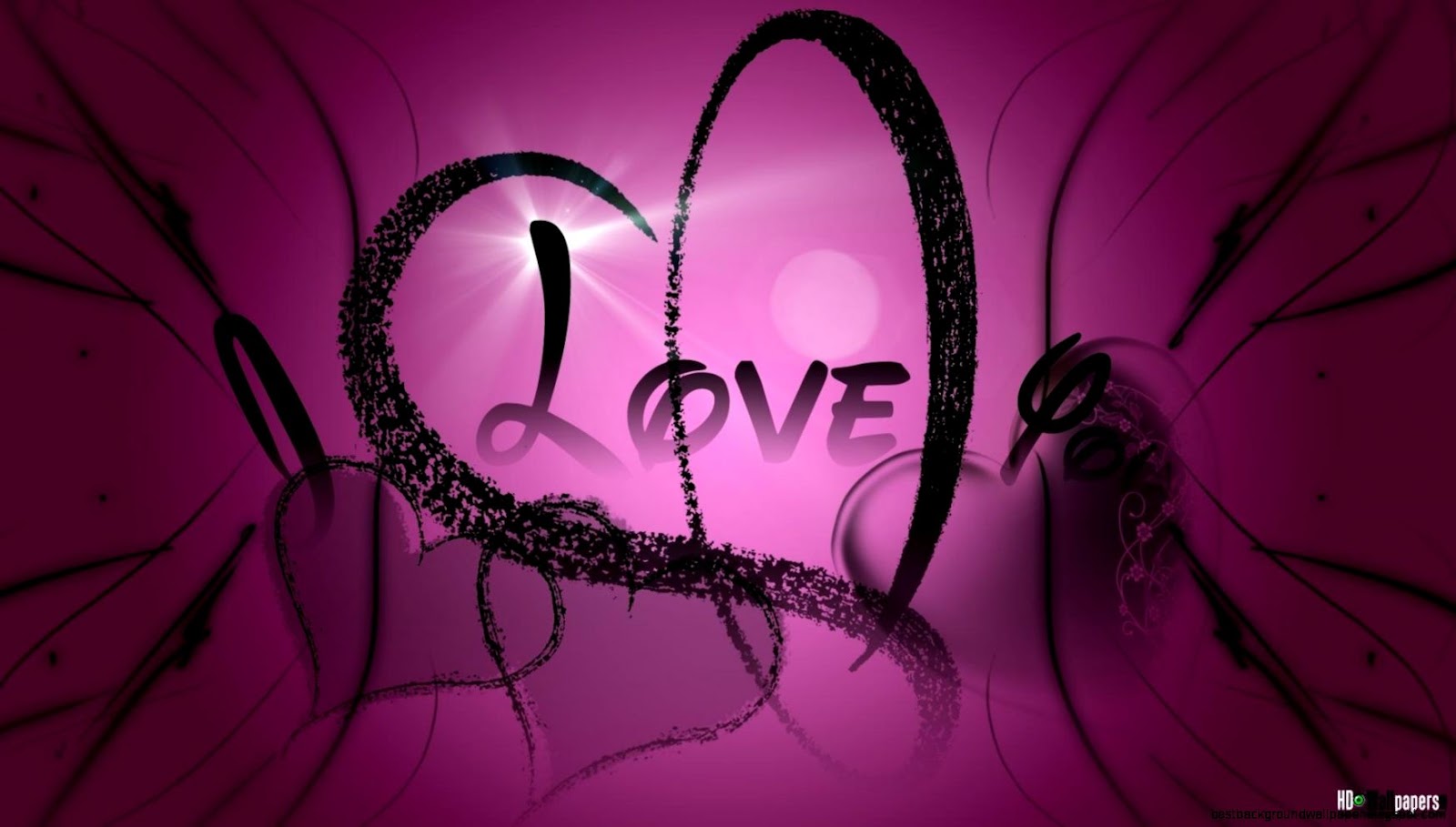 I Love You Purple Hearts Desktop I Love You Purple Hearts Desktop