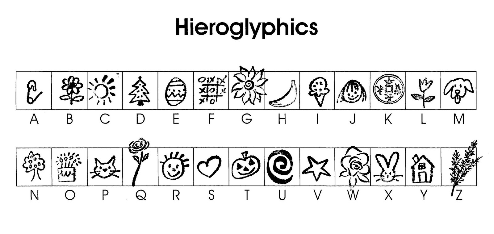 Worksheets Hieroglyphics Worksheet relentlessly fun deceptively educational write like an egyptian friday november 11 2011