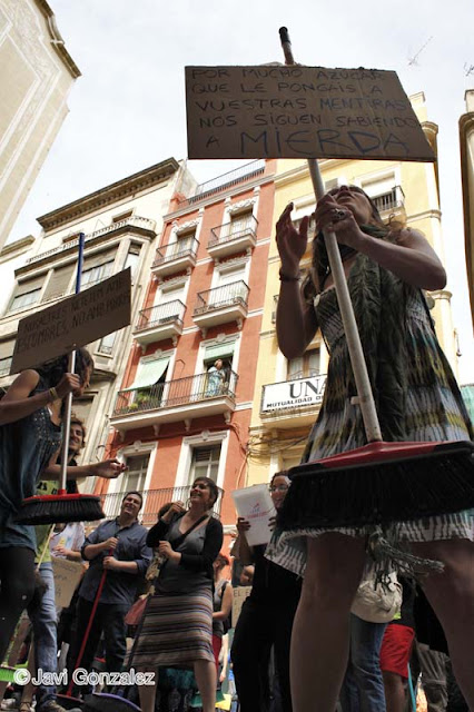 manifestaciones, demonstrations, Lleida,
