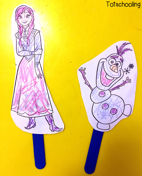 Ask Your Child To Come Up With A Story And Use The Puppets Act It Out Free Coloring