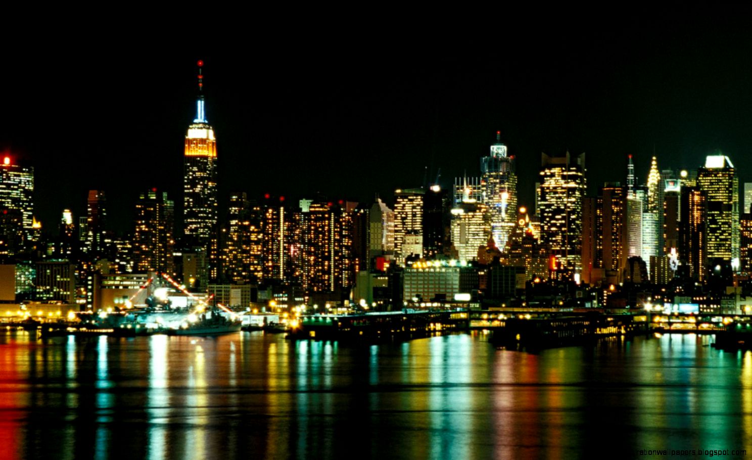 New York City Skyline at Night New York City Skyline at Night