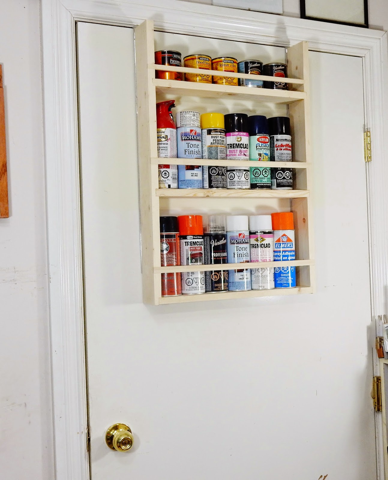 Jax Design Spray can rack