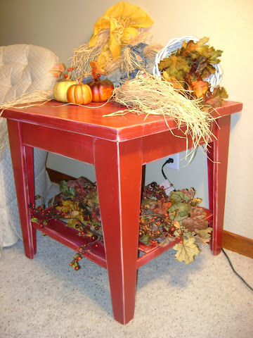Red End Table (SOLD)