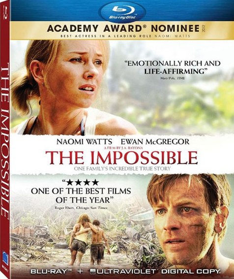 Naomi Watts, Film, The Impossible, DVD, BD, Blu-ray, Cover, Image